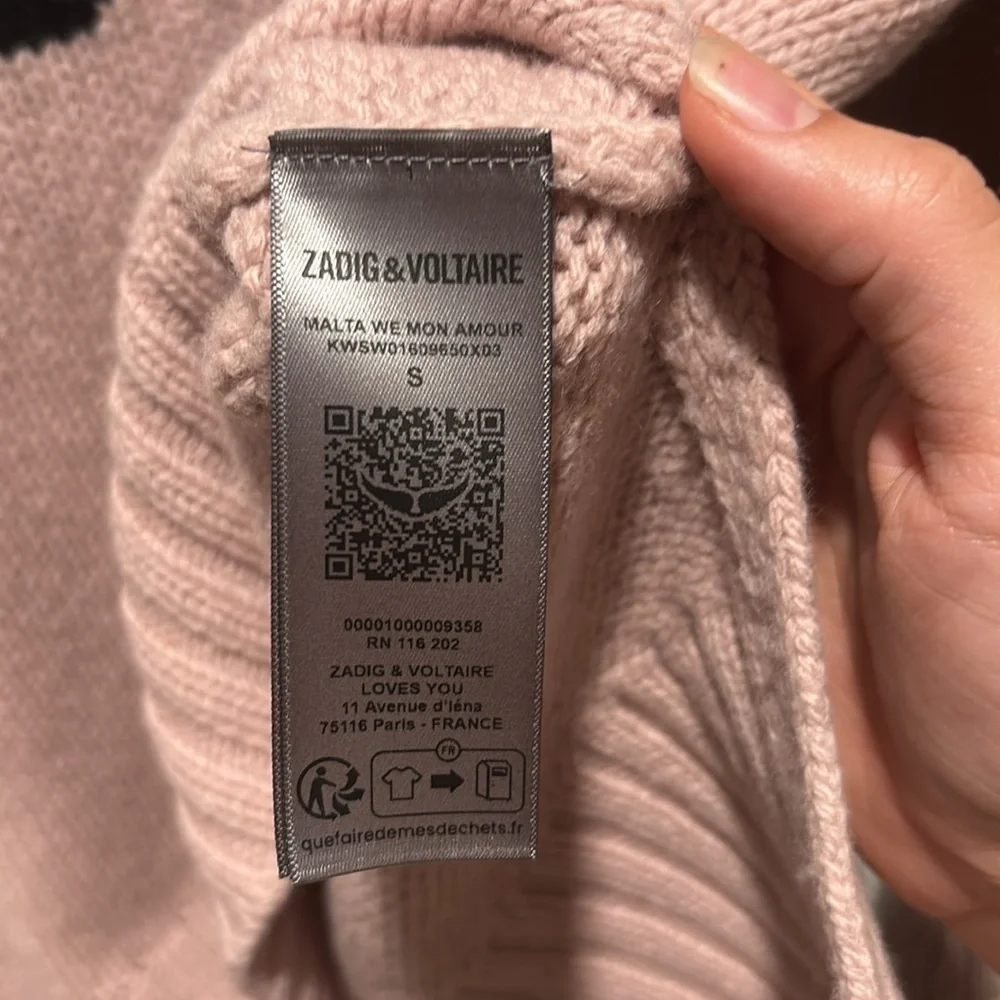 ZADIG & VOLTAIRE Alma Mon amour turtle neck merino wool sweater - Picture 3 of 9